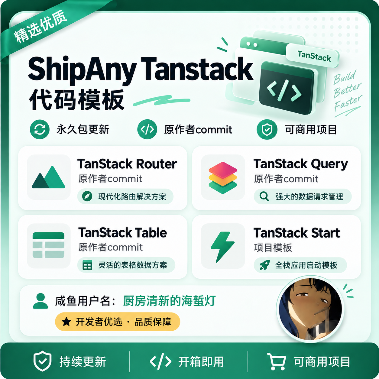 ShipAny TanStack 模板